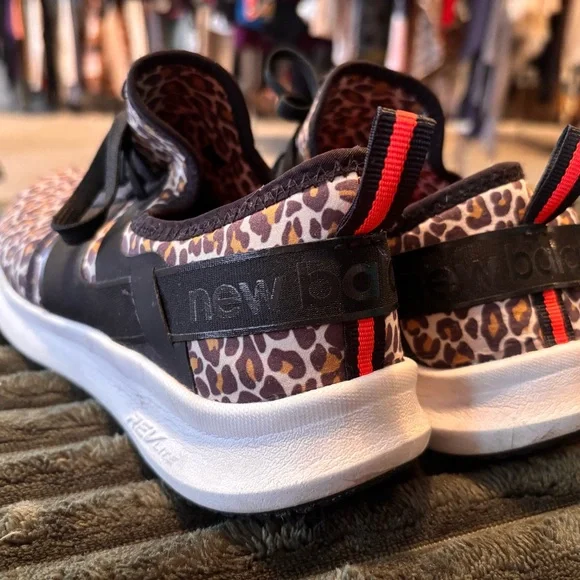 Leopard Print New Balance Sneakers - Picture 5 of 7